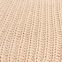 Плед вязаный бежевого цвета essential, 130х180 см (63265)