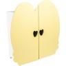 Кукольный шкаф, цвет: нежно-желтый (PFD120-27)