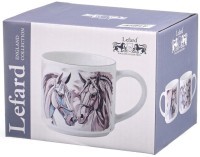 Кружка lefard &quot;horse&quot; серебро 500мл (260-1059)