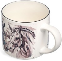 Кружка lefard &quot;horse&quot; серебро 500мл (260-1059)