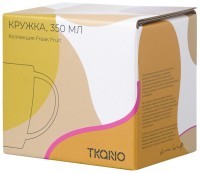 Кружка горчичного цвета с авторским принтом из коллекции freak fruit, 350мл (73578)