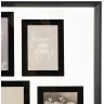 Рамка для фотографий pleasant moments, 57х57 см, белая/черная (76267)