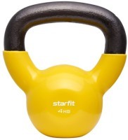 Гиря виниловая STARFIT DB-401, 4 кг, желтый (2103598)