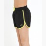 Шорты для плавания Station Black/Lime, полиэстер, детский (2105337)