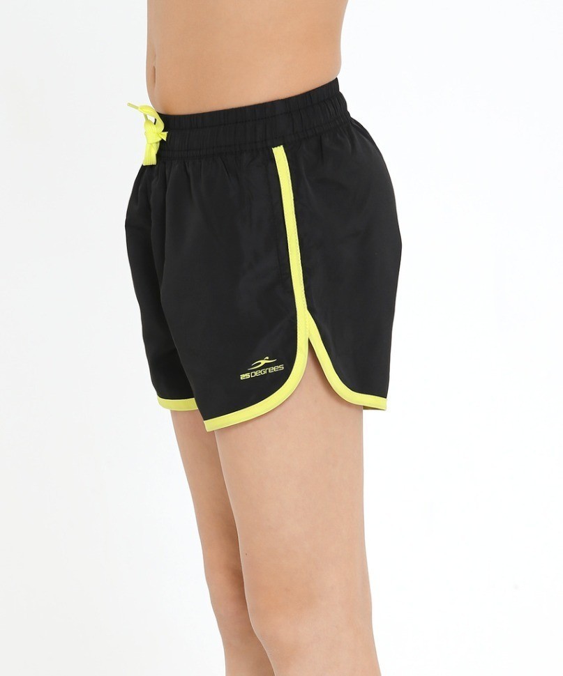 Шорты для плавания Station Black/Lime, полиэстер, детский (2105337)