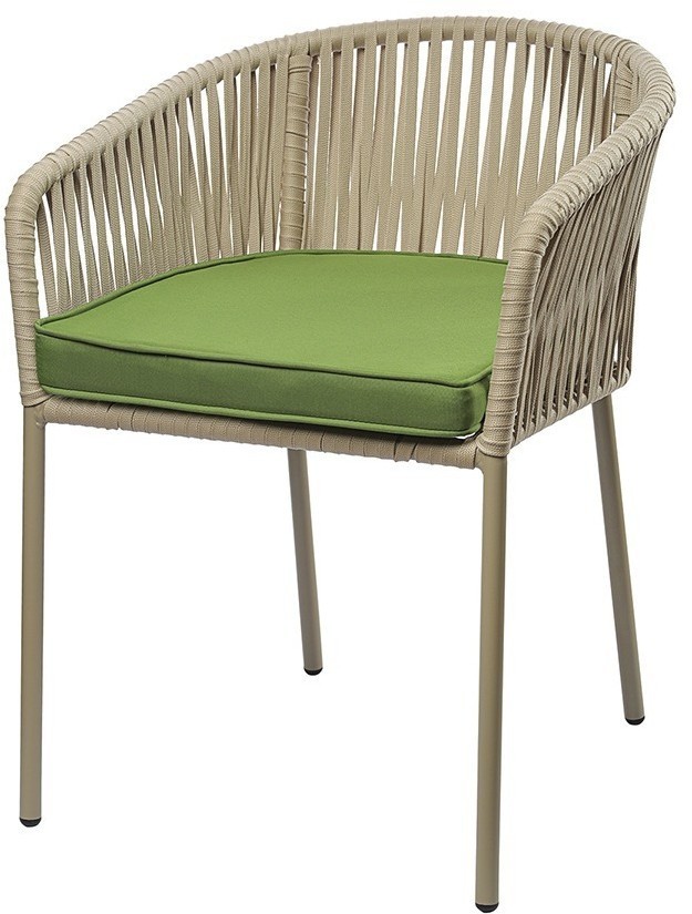 Стул reed, бежевый/зеленый (77582)