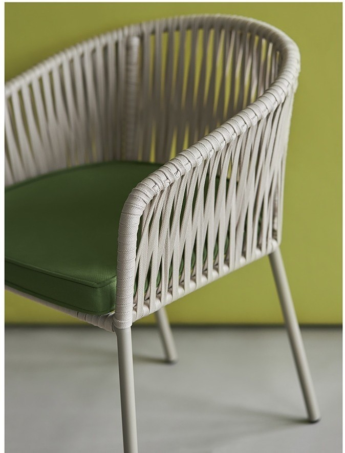 Стул reed, бежевый/зеленый (77582)