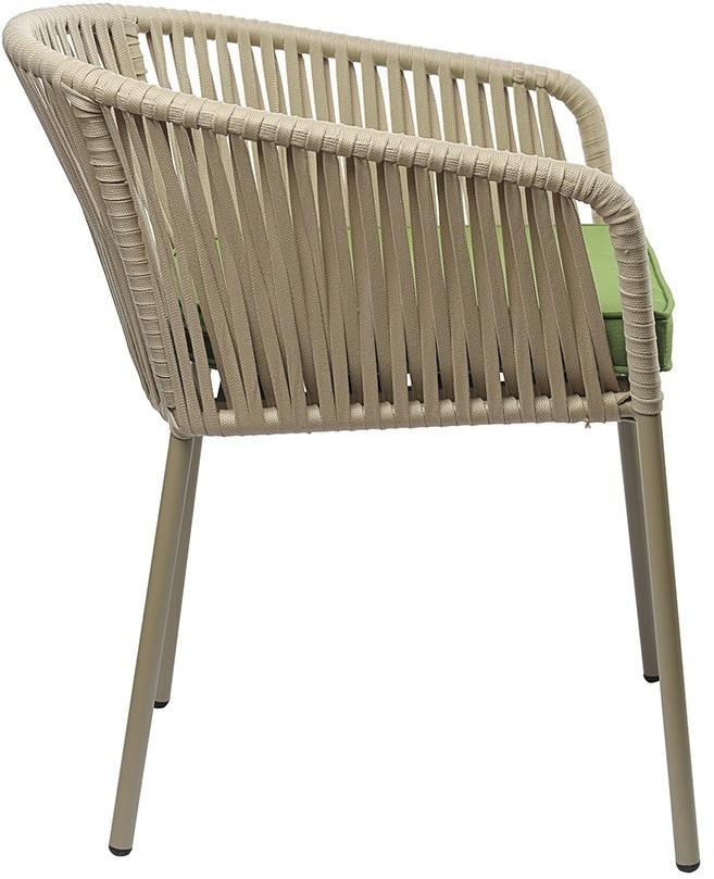 Стул reed, бежевый/зеленый (77582)