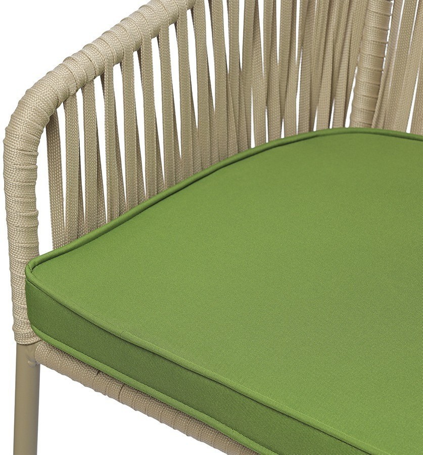 Стул reed, бежевый/зеленый (77582)