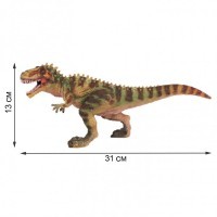 Игрушка динозавр серии &quot;Мир динозавров&quot; Тираннозавр, фигурка длиной 31 см (MM206-400)