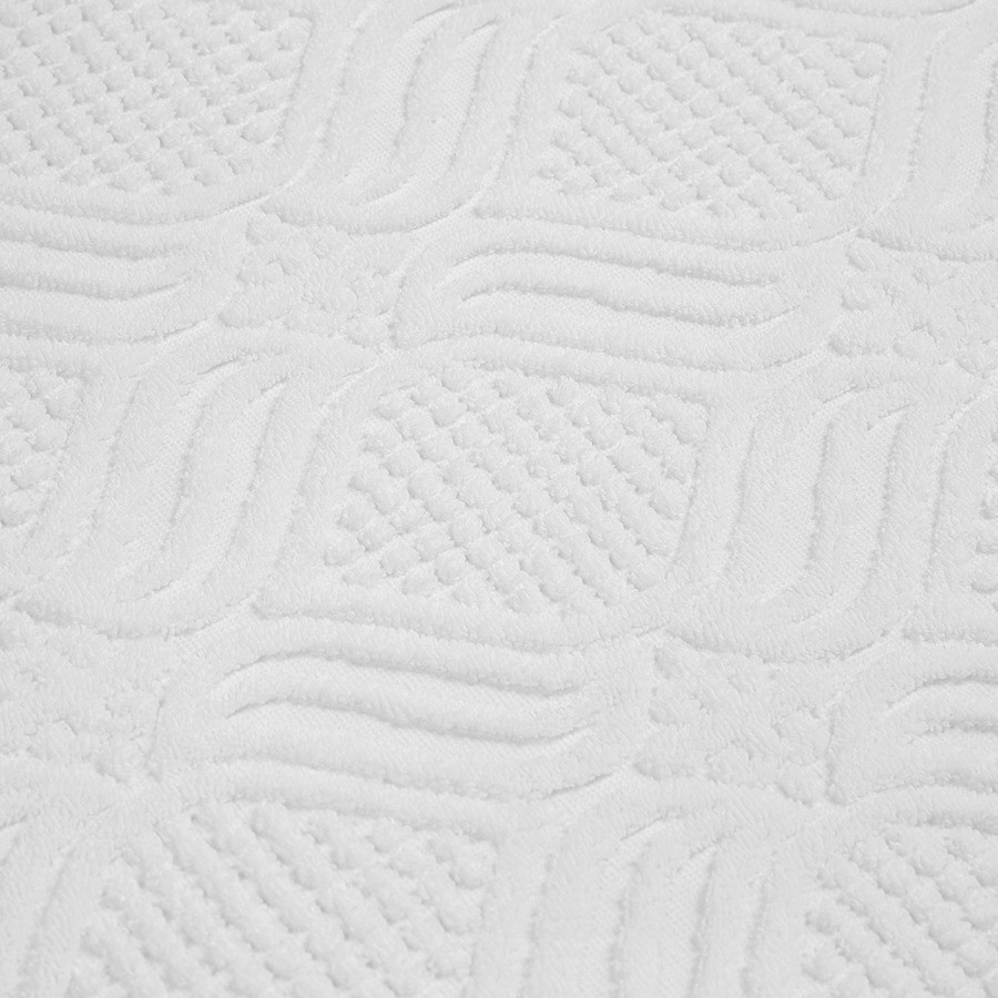 Полотенце банное белое, с кисточками цвета карри из коллекции essential, 70х140 см (75401)