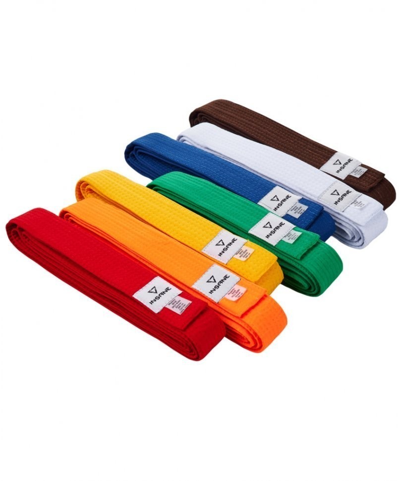 Пояс для единоборств BASE, хлопок/полиэстер, коричневый, 240 см (2095342)