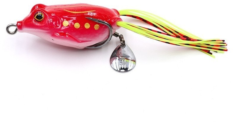 Лягушка-незацепляйка Namazu FROG с лепестком, 55 мм, 10 г, цвет 01, YR Hooks (BN) #1 N-FP55-10-01 (87613)