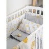 Комплект детского постельного белья из сатина светло-серого цвета из коллекции essential, 100х120 см (71549)