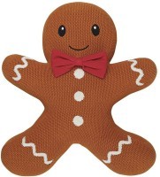 Подушка вязаная classy gingerbread из коллекции new year essential, 38х44 см (77722)