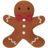 Подушка вязаная classy gingerbread из коллекции new year essential, 38х44 см (77722)