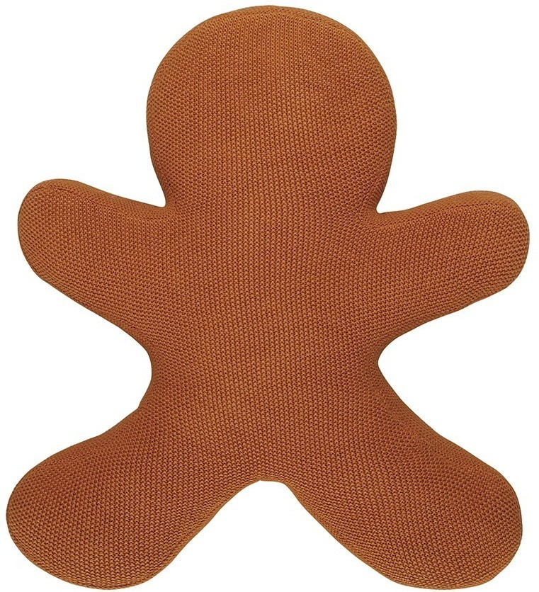 Подушка вязаная classy gingerbread из коллекции new year essential, 38х44 см (77722)