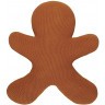 Подушка вязаная classy gingerbread из коллекции new year essential, 38х44 см (77722)