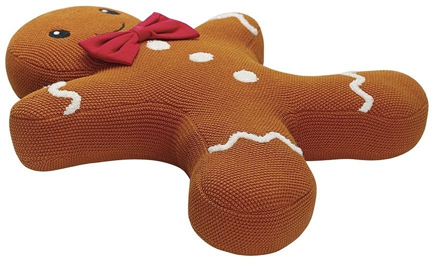 Подушка вязаная classy gingerbread из коллекции new year essential, 38х44 см (77722)