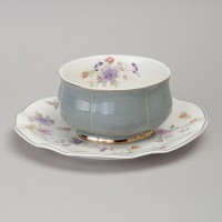 Набор для завтрака lefard &quot;времена года&quot; 2 пр. 440 мл серый (42-563)