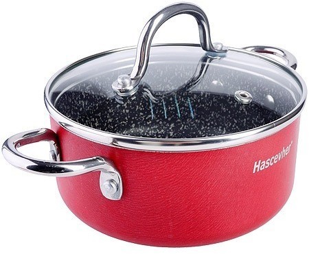 Кастрюля с крышкой 0,6 л 12 см Hascevher (81004)