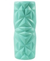 Ролик массажный STARFIT FA-507, EVA/PP, средняя жесткость, 32,5x12,5 cм, мятный/серый (2103719)