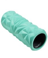 Ролик массажный STARFIT FA-507, EVA/PP, средняя жесткость, 32,5x12,5 cм, мятный/серый (2103719)