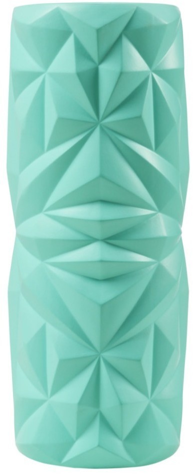 Ролик массажный STARFIT FA-507, EVA/PP, средняя жесткость, 32,5x12,5 cм, мятный/серый (2103719)