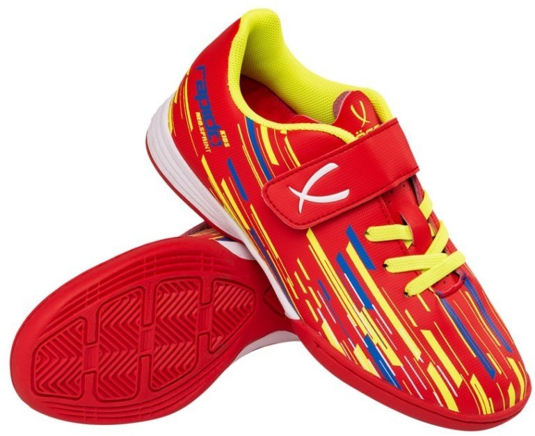 Бутсы зальные Rapido JSH101-K, красный, р. 28-33 (805716)