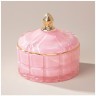 Шкатулка "lovely" pink 10,5х10,5х10 см Lefard (196-100)