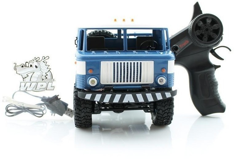 Радиоуправляемая грузовая машина WPL Газ 66 Синий 1:16 - WPLB-24
