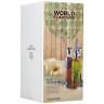 Набор из 3 стеклянных бутылок для масла и уксуса World of Flavours 270мл ICGLSALSET