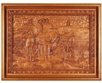 Настоящее &quot;Русское лото - Богатыри&quot; в шкатулке из мореного ясеня (29962)