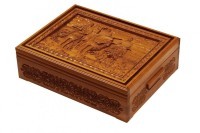 Настоящее &quot;Русское лото - Богатыри&quot; в шкатулке из мореного ясеня (29962)