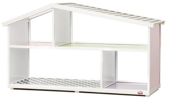 Кукольный домик "Креативный", открытый на 360°, обои в наборе, с набором наклеек, для кукол 12 см (LB_60101800)