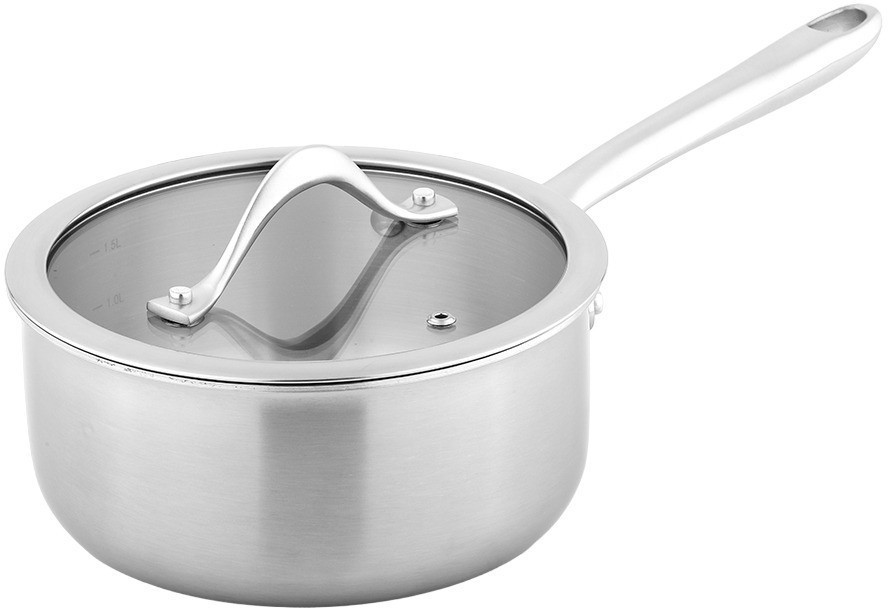 Ковш с крышкой 3ply etalon, D18 см, 1,9 л (77007)