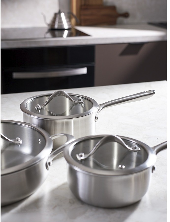 Ковш с крышкой 3ply etalon, D18 см, 1,9 л (77007)