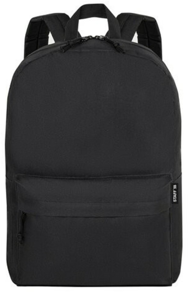 Рюкзак STAFF WALKER универсальный с карманом черный 43х30х12 см 272542 (96907)