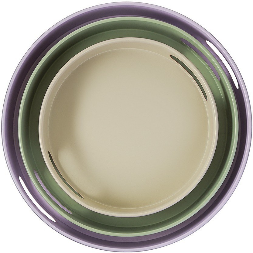 Набор из 3-х подносов keyn, сиреневый/зеленый/бежевый (76477)