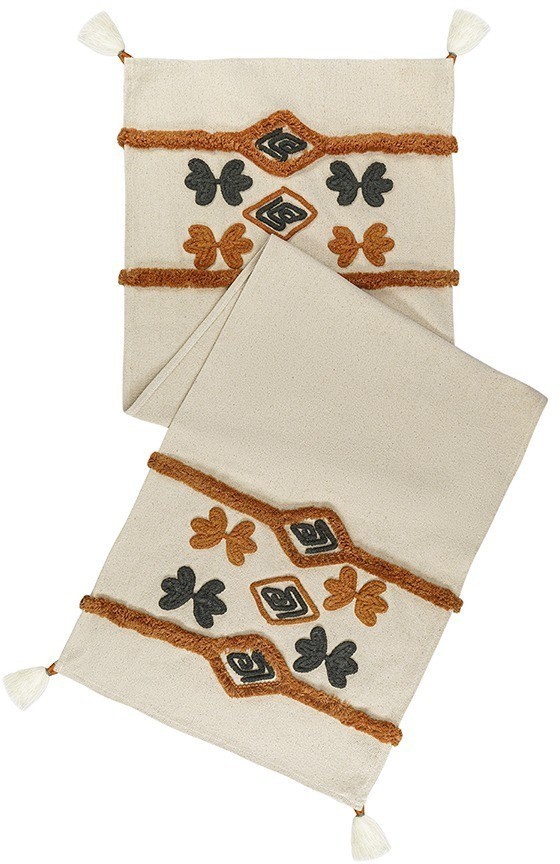 Дорожка на стол с вышивкой abstract play из коллекции ethnic, 45х150 см (75345)