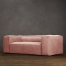 Диван Салмон NSSF-5065E-C2-60, каркас дуб, обивка лен, pink, RESTORATION HARDWARE