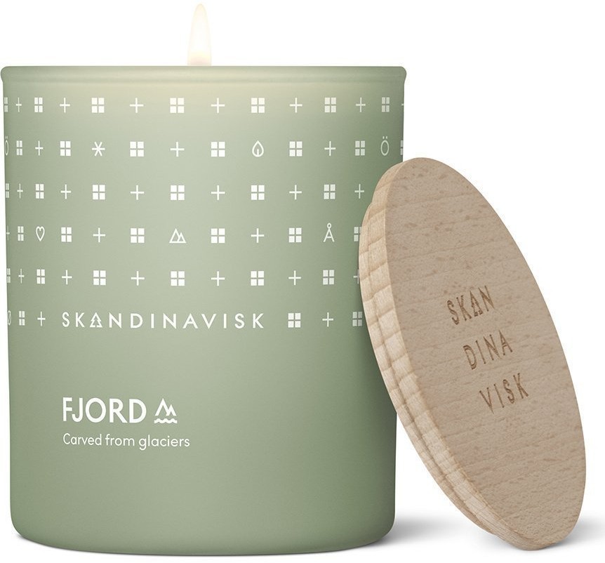 Свеча ароматическая fjord с крышкой, 200 г (новая) (70364)