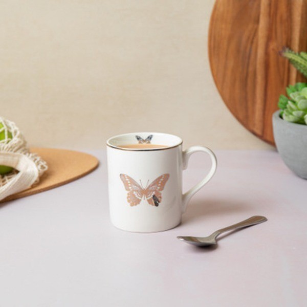 Кружка фарфоровая Butterfly Mikasa WHITE 280 мл MKCANBFLY