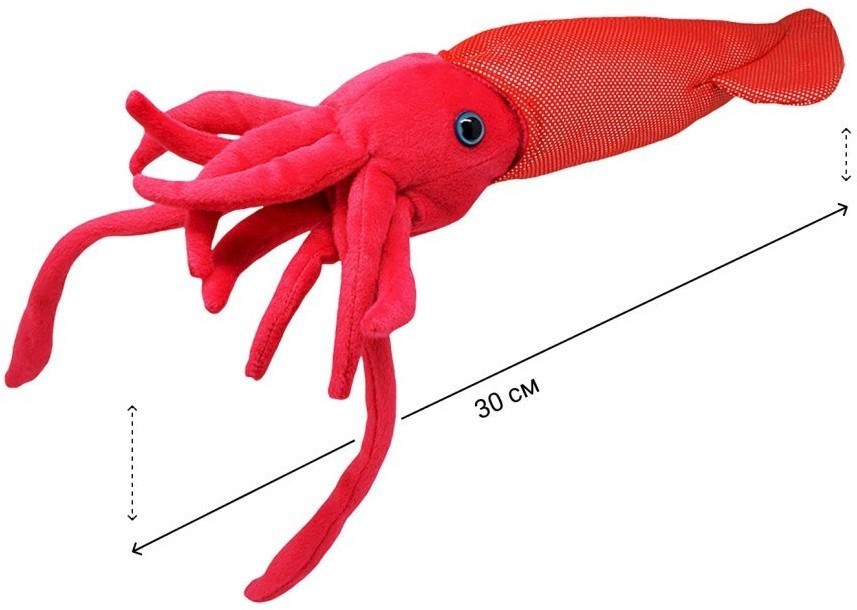 Мягкая игрушка Кальмар, 42 см (K7911-PT)