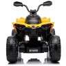 Детский электроквадроцикл BRP Can-Am Renegade (12V, полный привод, желтый) (DK-CA002-YELLOW)