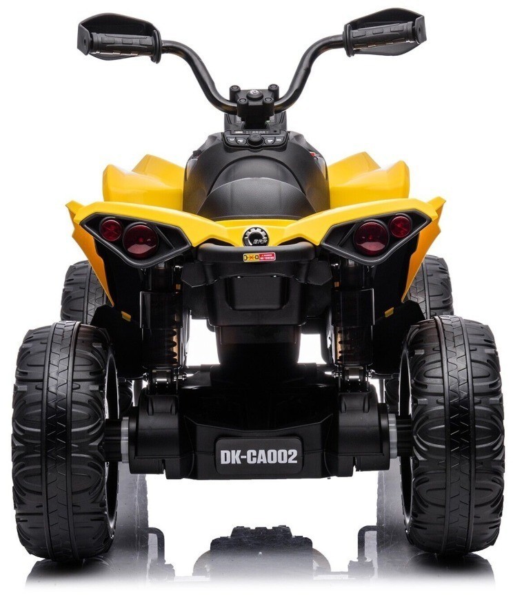 Детский электроквадроцикл BRP Can-Am Renegade (12V, полный привод, желтый) (DK-CA002-YELLOW)