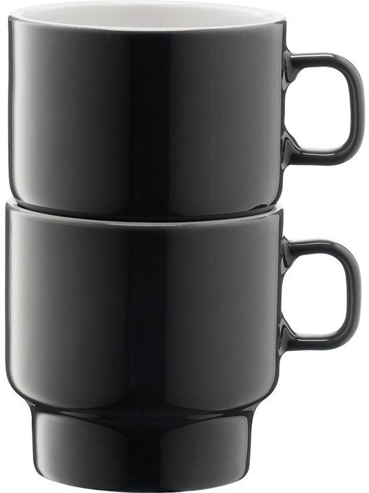 Набор чашек для кофе utility, 280 мл, серый, 2 шт. (66228)