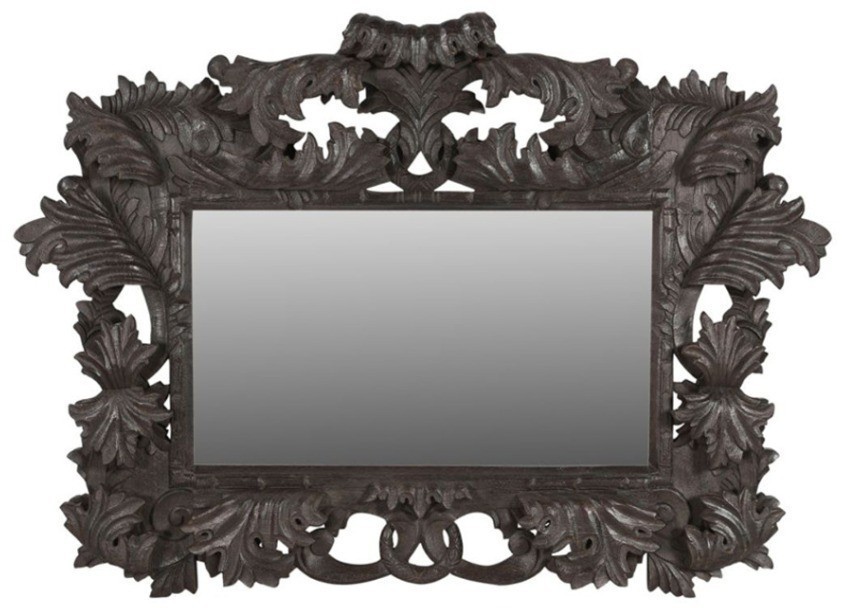 Зеркало PR45417R1, Массив манго, dark brown, ROOMERS FURNITURE