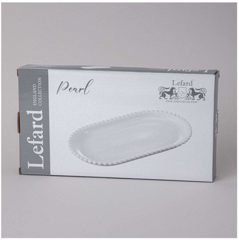 Блюдо овальное lefard "pearl" 36*20*3 см (761-107)