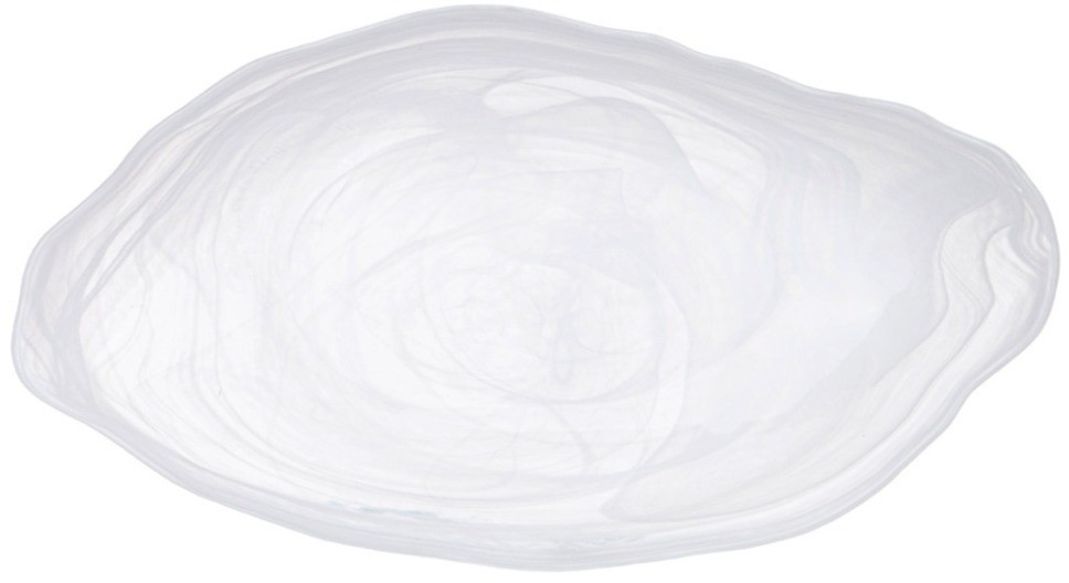 Блюдо овальное "murano" white, 28*15,5см мал.уп.=4шт. Bronco (336-192)